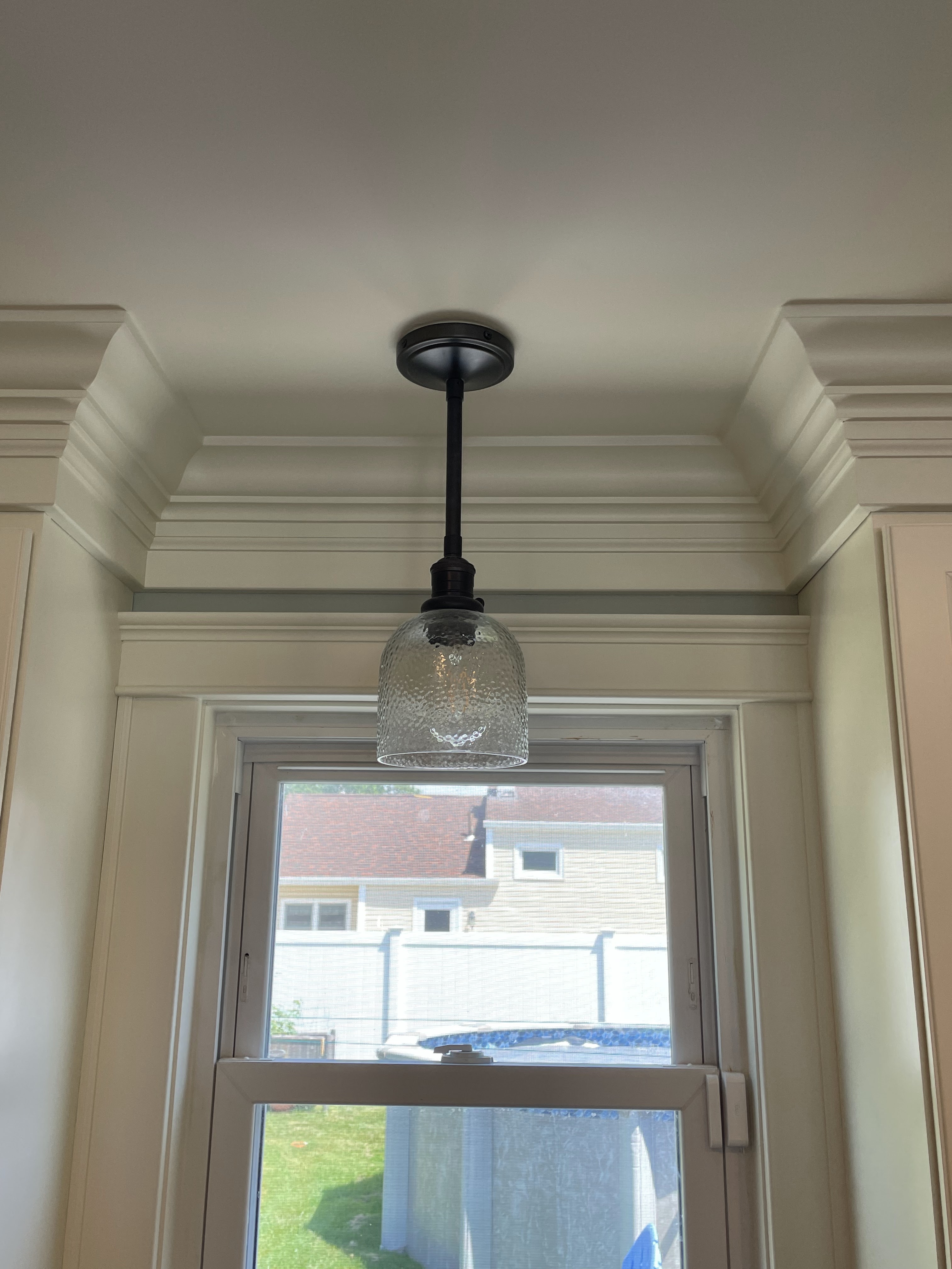 Custom crown molding and wainscoting installed — Old Town Renovations, Long Island, NY
