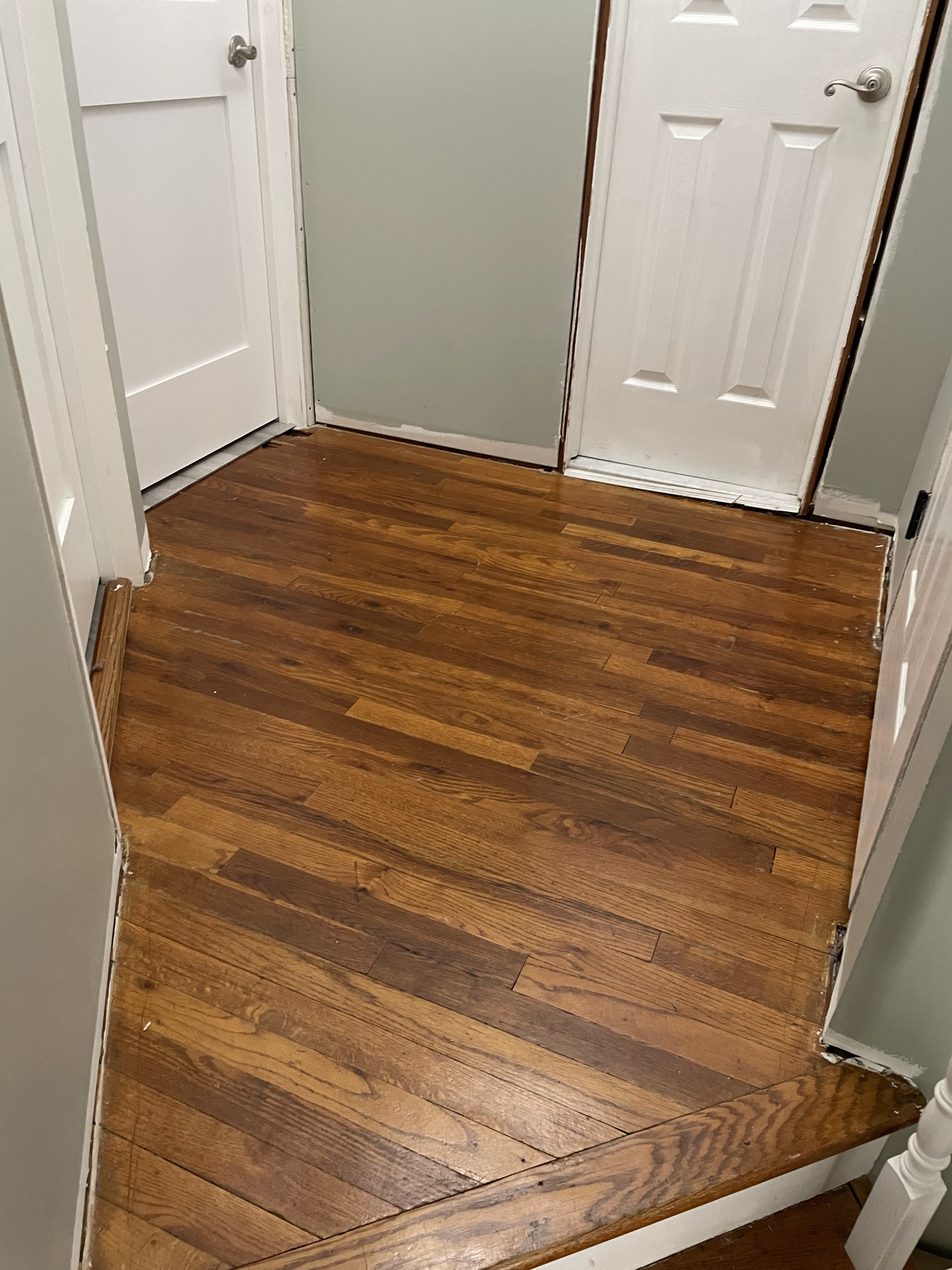 Hardwood floor refinishing project — Old Town Renovations, Long Island, NY